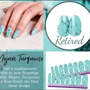 Color Street Mojave Turquoise Nail polish strips